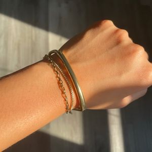 Triple layered bracelet by Rebecca Minkoff